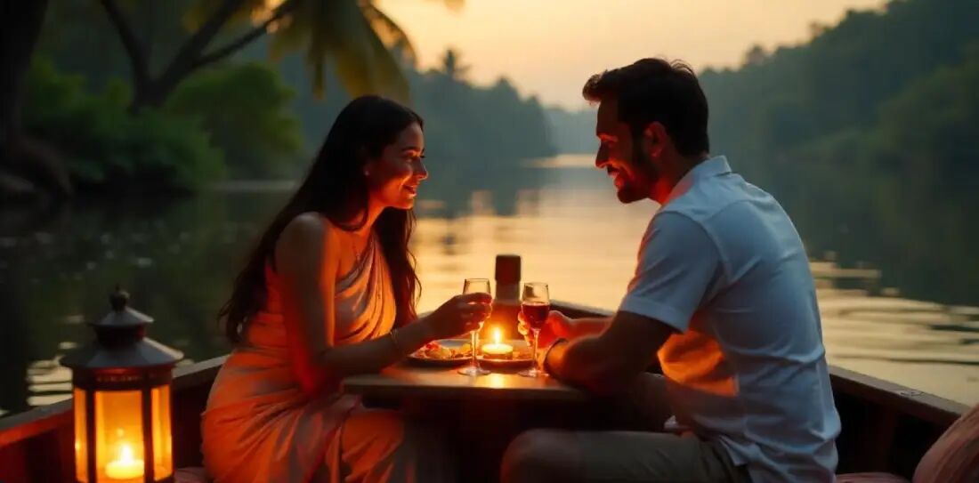 Affordable Kerala honeymoon packages from Mumbai – romantic houseboat backwaters experience