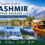 Beautiful Kashmir tour covering Srinagar Dal Lake, Gulmarg snow mountains, and Pahalgam valley landscape