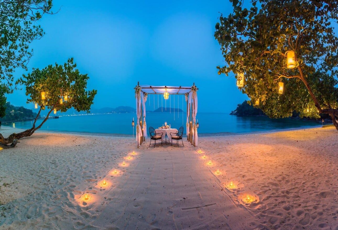 Thailand beach honeymoon package with Krabi & Phuket romantic view