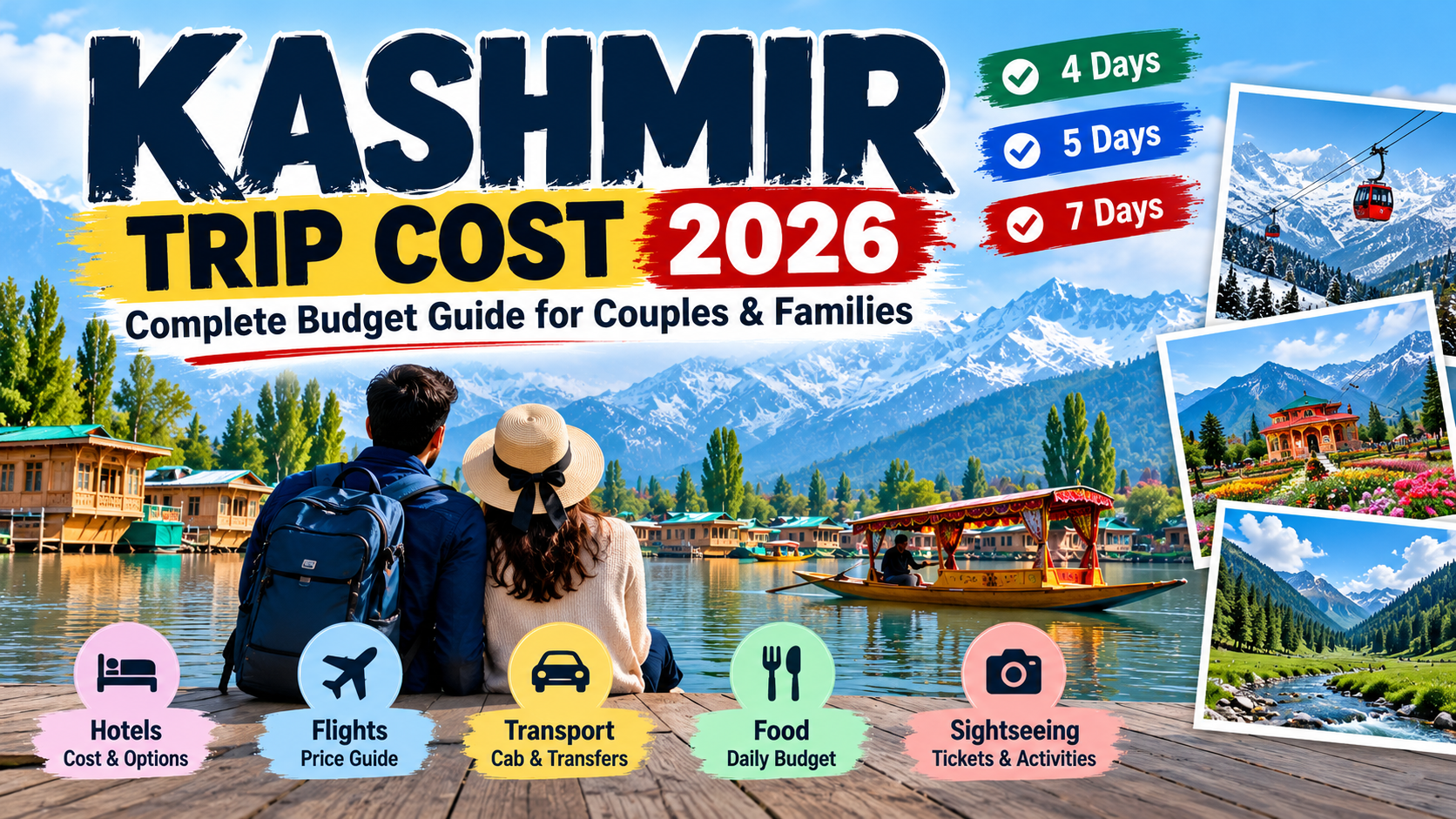 Kashmir trip cost 2026